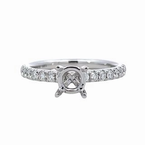 0.34tw Diamond Semi Mount Luxe Pick Delicate Edge