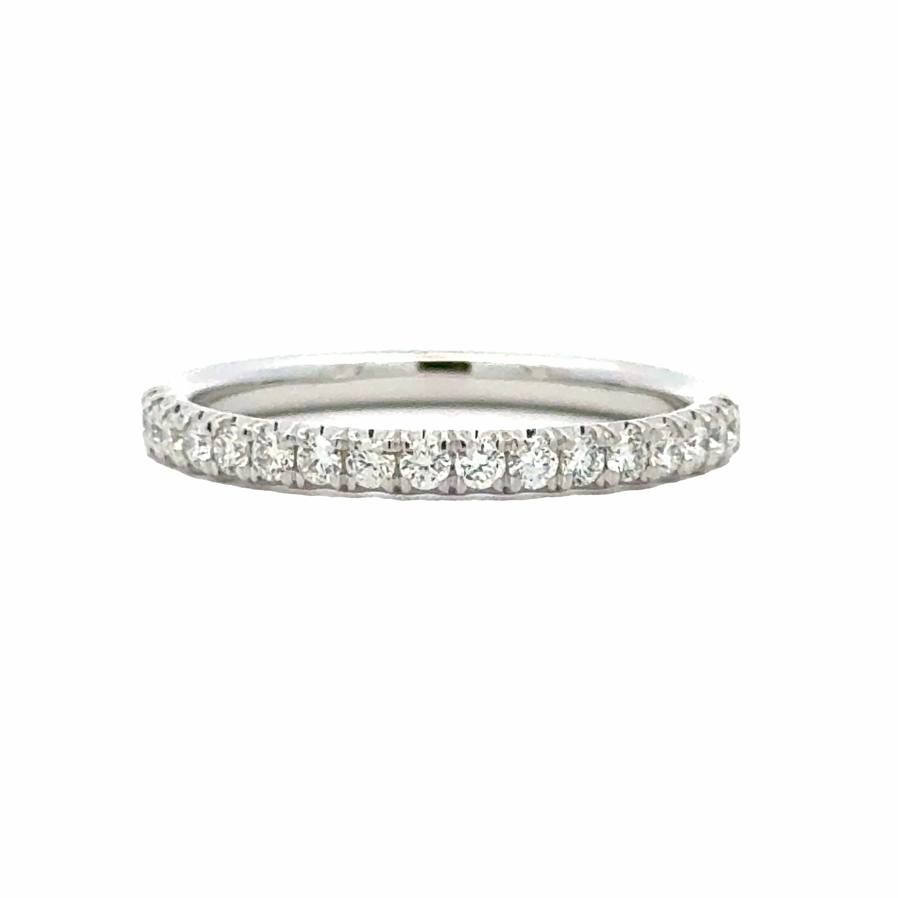 14kw Band with diamonds 0.30cttw Stylish Vibe Trend Accent
