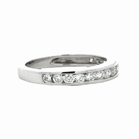 Elegant Pick 14kw Channel Set Band (0.60cttw)