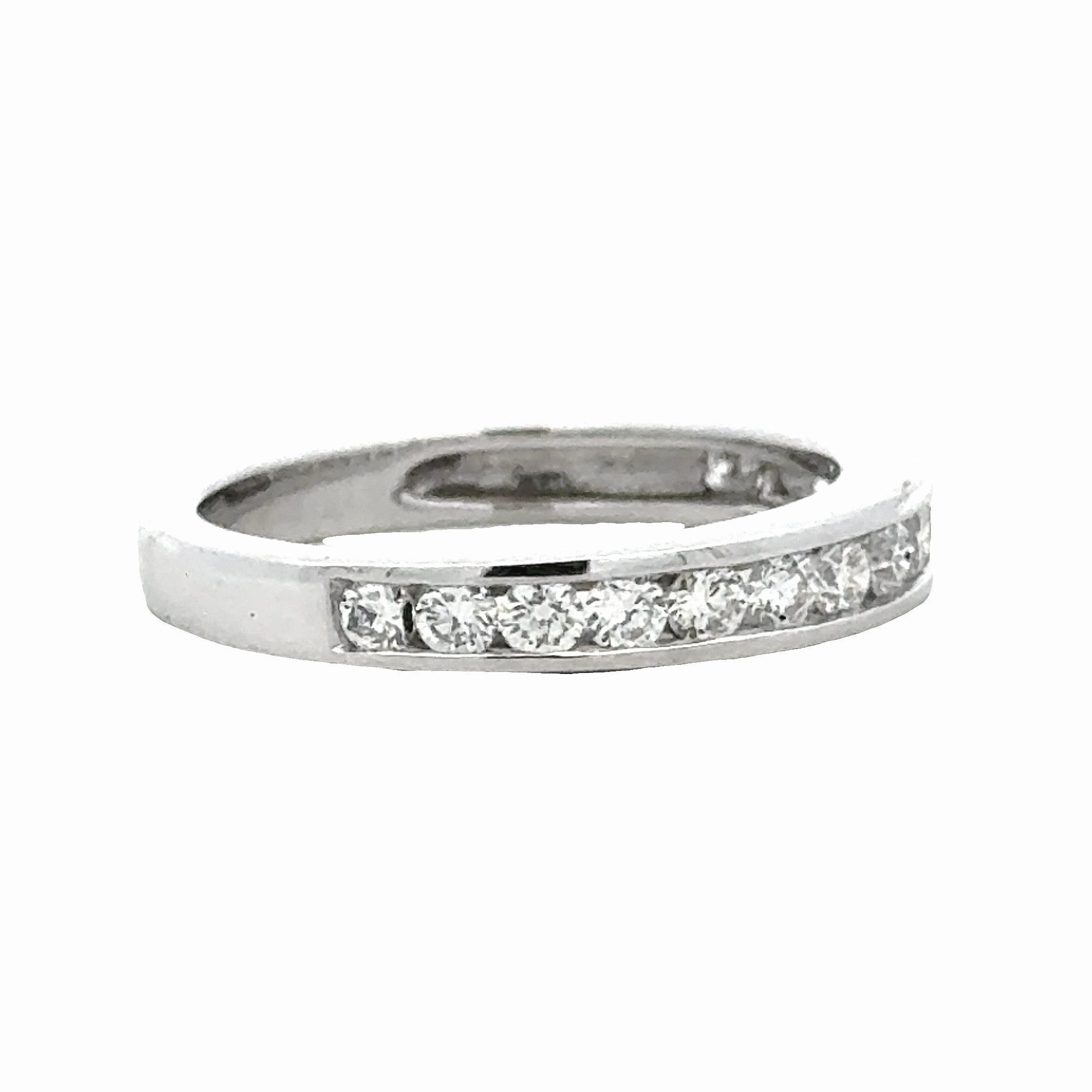 Elegant Pick 14kw Channel Set Band (0.60cttw)