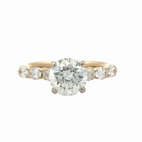Crisp Shine 14kw Straight Engagement Ring (2.43cttw)