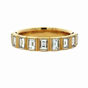 14KY 1/2 Way Around Diamond Anniversary Band (1.30cttw) Glow Ready Trendy Gift