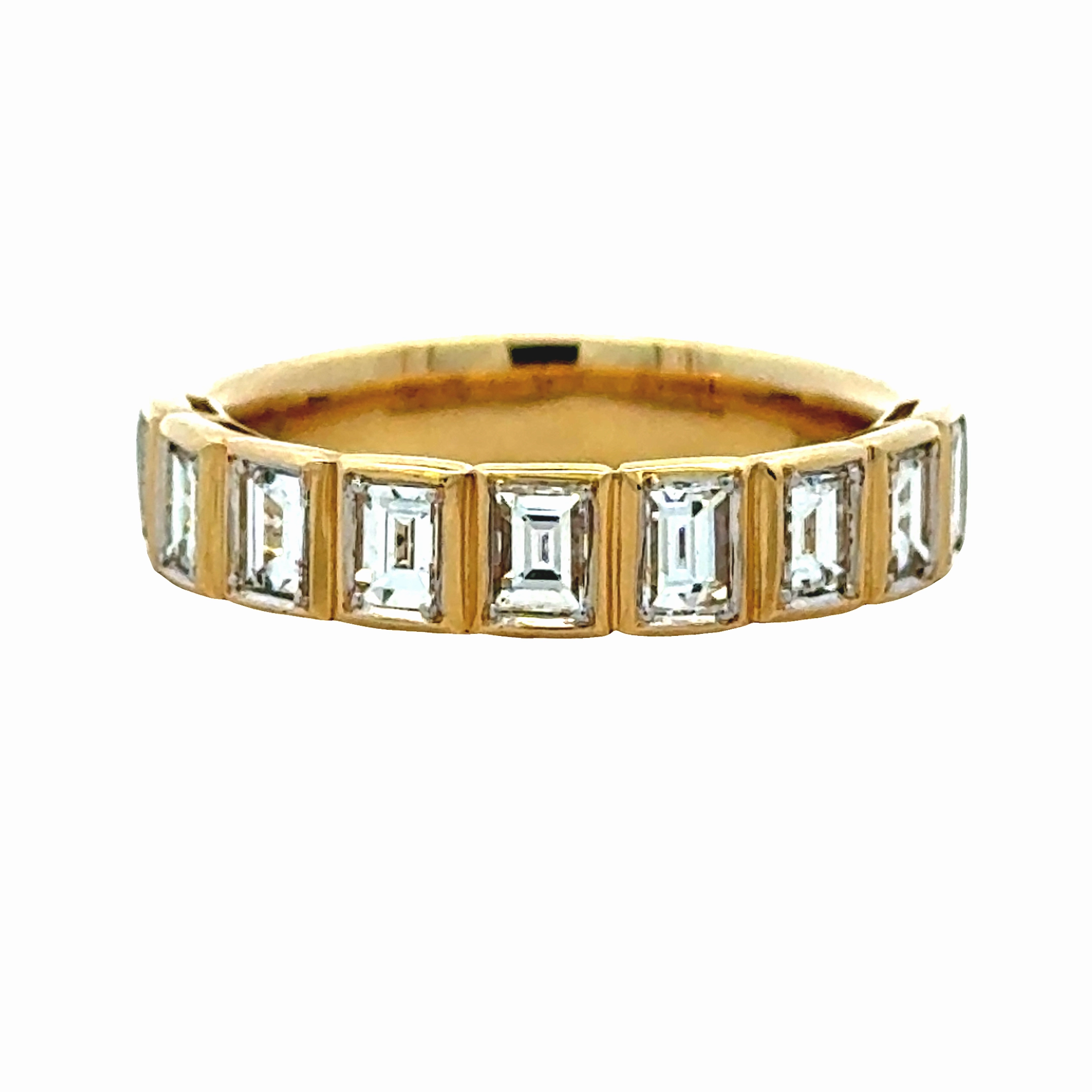 14KY 1/2 Way Around Diamond Anniversary Band (1.30cttw) Glow Ready Trendy Gift