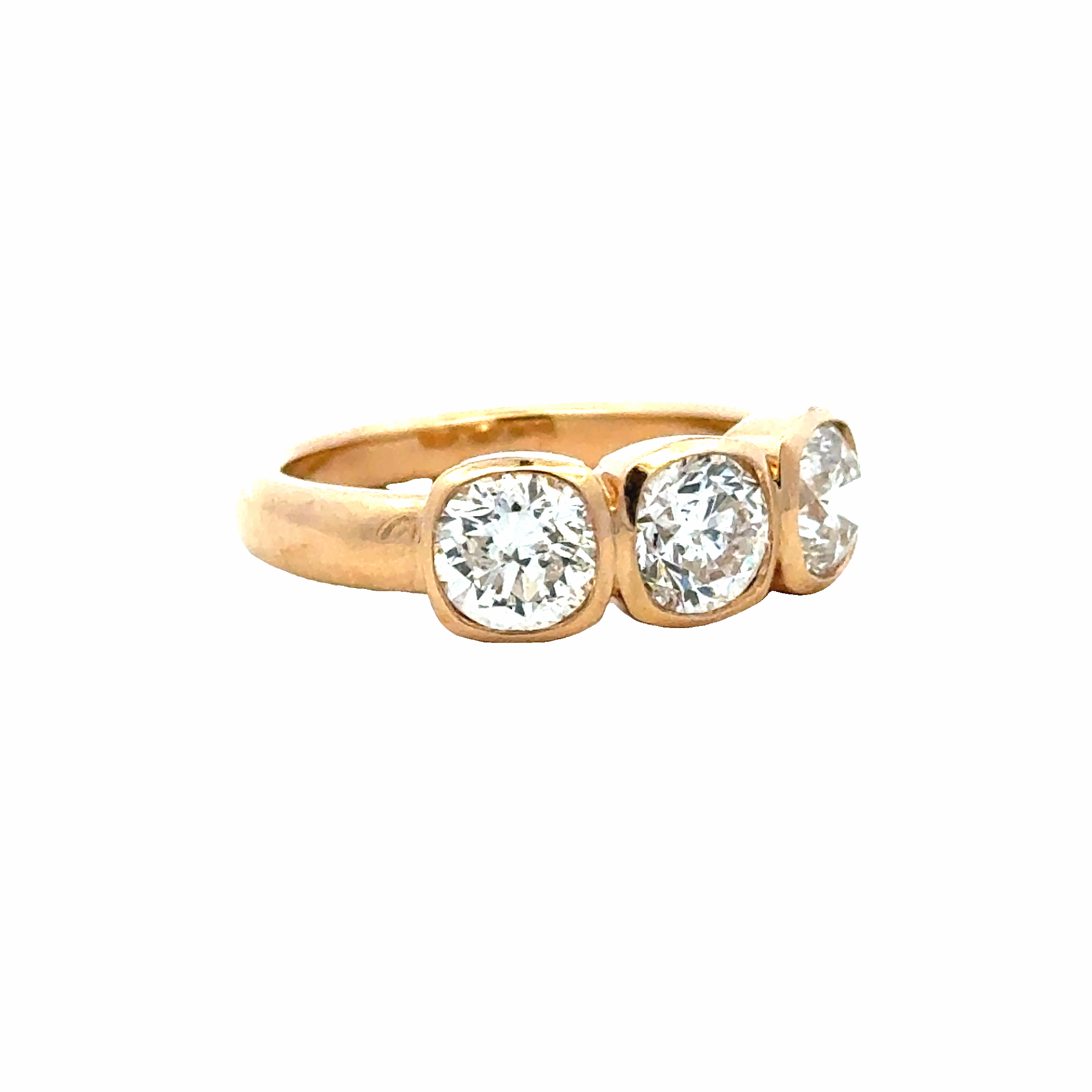 14ky Anniversary Band (2.00cttw) Modern Line