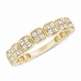 14KY Diamond Stackable Band Sophisticated Spark Fashion Statements