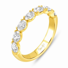 Gifting Vibes 14ky Oval Diamond Anniversary Band (1.35cttw)