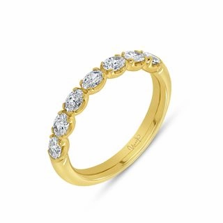 Mood Piece Style Upgrade 14KY Oval Diamond Wedding Band (.65cttw)