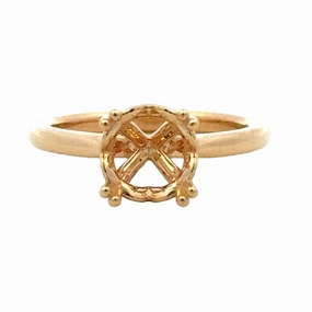 Work Outfit 14ky Solitaire Semi-Mount