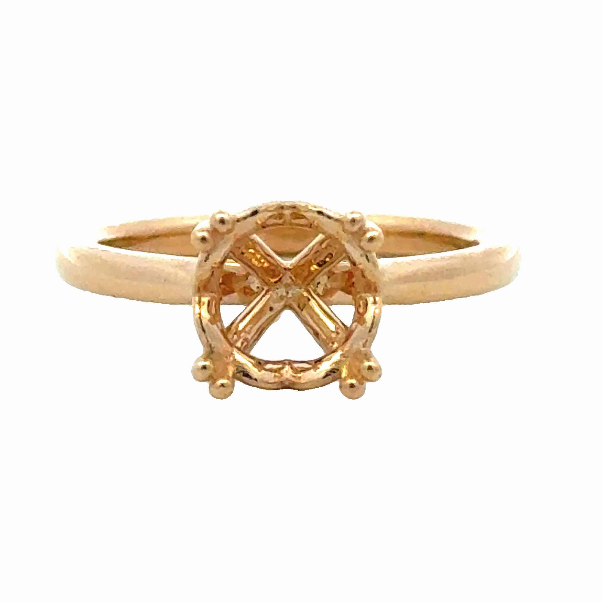 Work Outfit 14ky Solitaire Semi-Mount