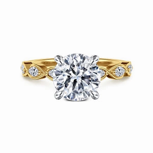 Classic Accent 14kyw Hidden Halo Engagement Ring (1.49cttw)