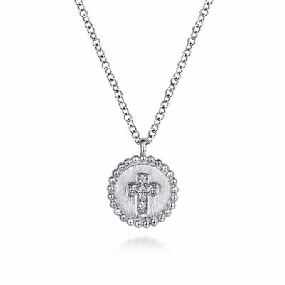 Instant Shine 925 Sterling Silver Bujukan Diamond Cross Pendant Necklace