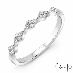 14KW Diamond Stackable Band (0.13cttw) Sunset Style Fashion Gift