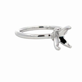 Zoom Focus Handcrafted Feel DIAMOND HIDDEN HALO SEMI MOUNT