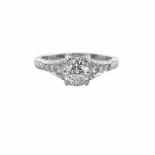 Bridal Accessory ANTIQUE INSPIRED DIAMOND RING 1.09CT TW