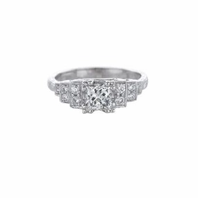 Refined Lines ANTIQUE STYLE RING 1.26CT TW