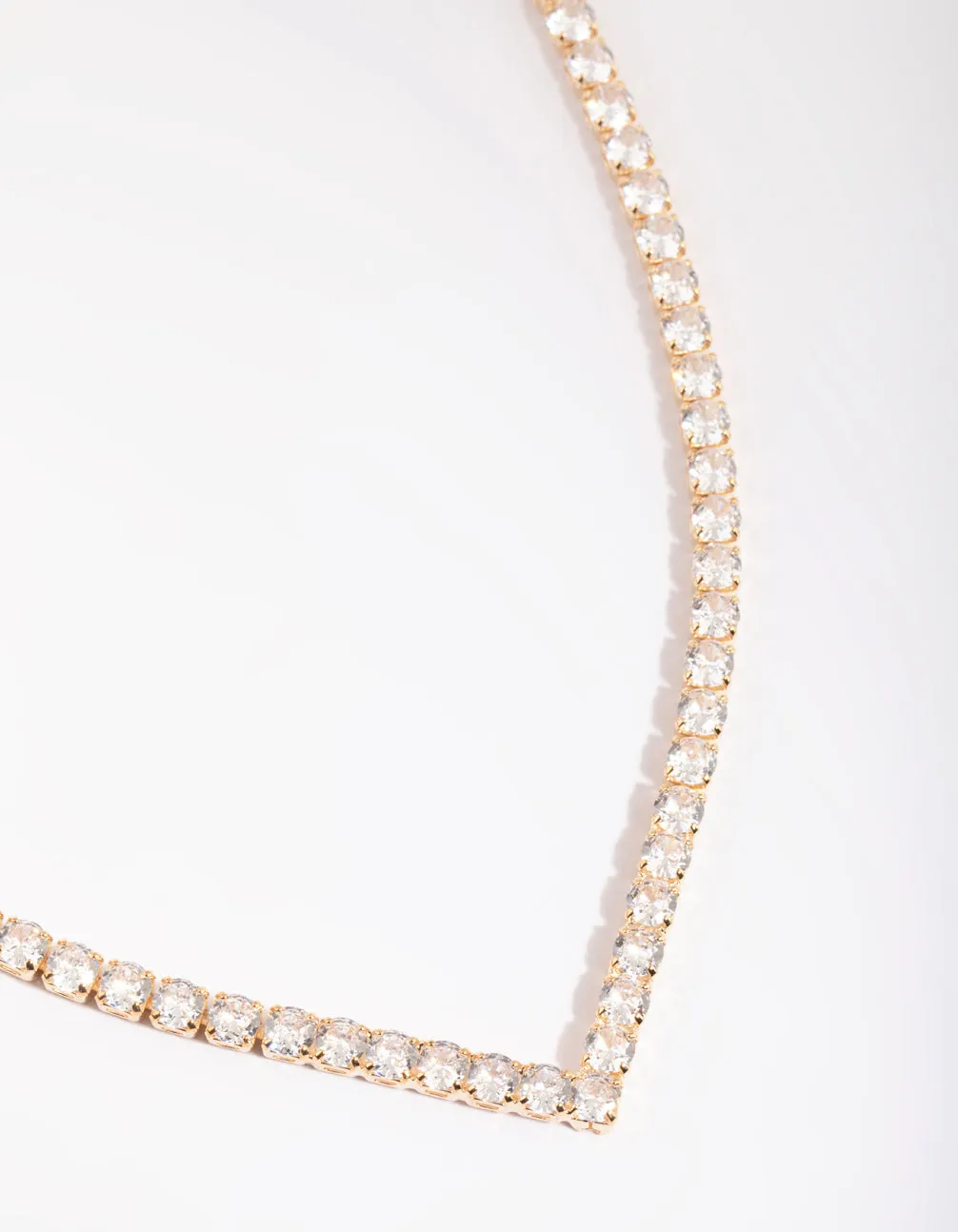 Creative Mind Excellent Jewelry Gold Cubic Zirconia Point Necklace