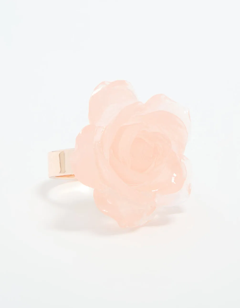 Rose Gold Large Rosette Ring Affordable Design Vintage Jewelry