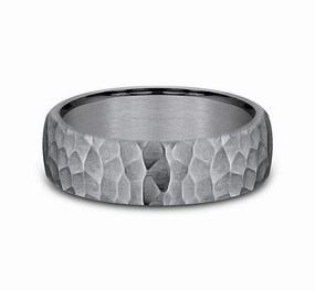 Night Spark GENTS TANTALUM WEDDING BAND