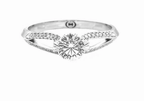 Artisan Sparkle CRISSCUT ROUND IN SPLIT SHANK SETTING