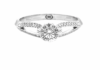 Artisan Sparkle CRISSCUT ROUND IN SPLIT SHANK SETTING