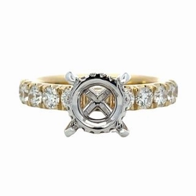 Studio Light Understated Elegance 0.99tw Diamonds Hidden Halo Semi Mount