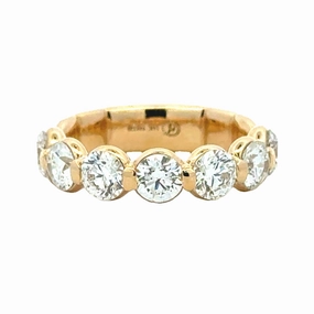 14ky 1/2 Way Around Anniversary Band (2.637cttw) All Occasion