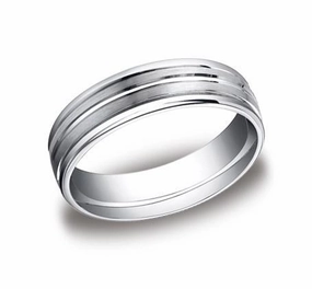 Wedding Look Bold Jewelry Shine Band/Mens/ Precious metal