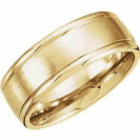 Band/Mens/ Precious metal Soft Radiance True Elegance