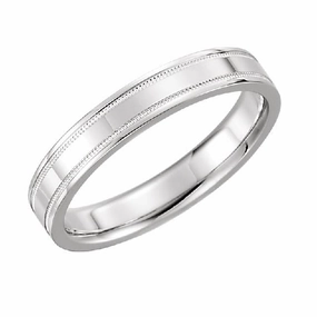 Editorial Look Band/Mens/ Precious metal