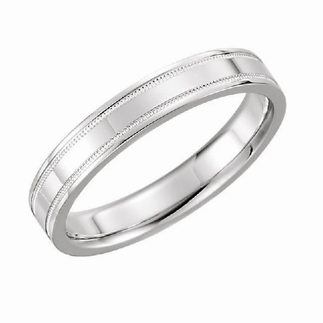 Editorial Look Band/Mens/ Precious metal