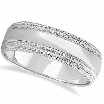 Band/Mens/ Precious metal Gentle Look