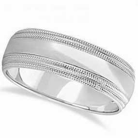 Band/Mens/ Precious metal Gentle Look