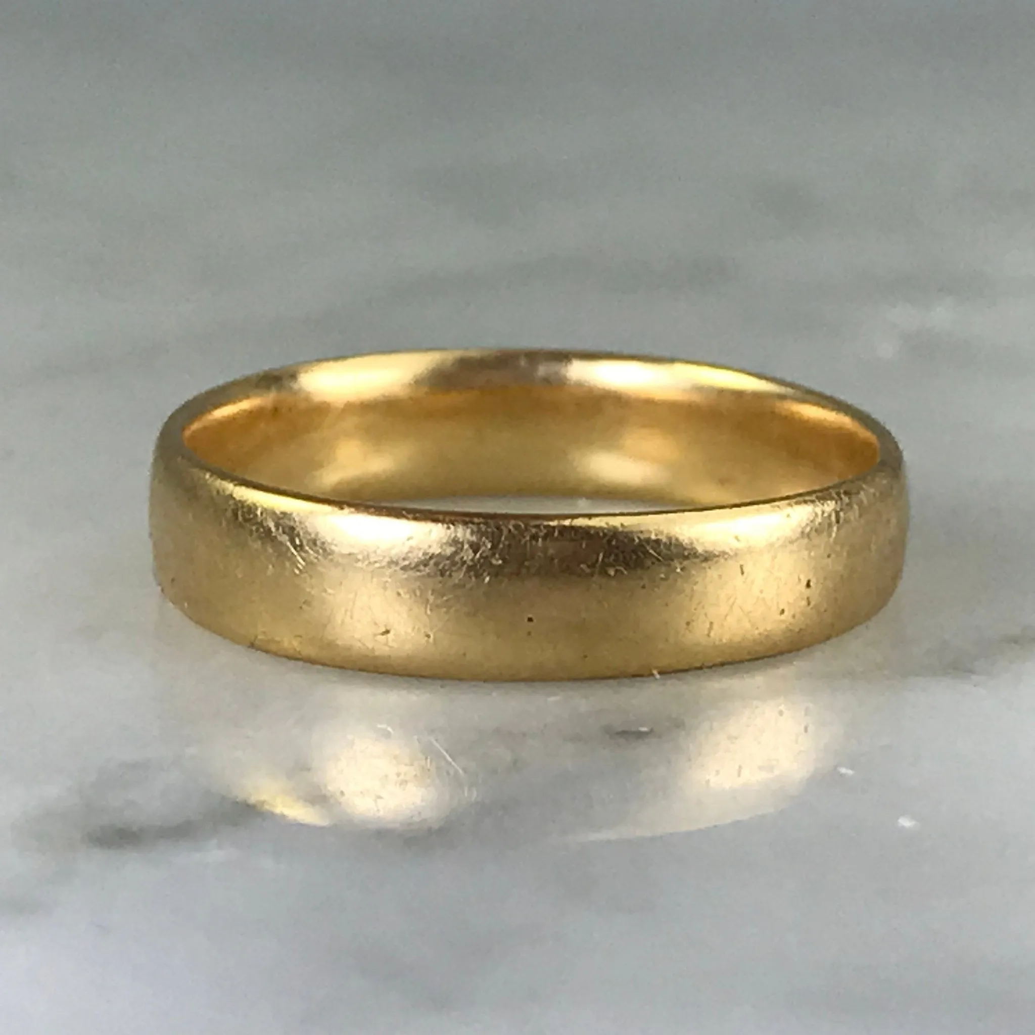 Vintage Gold Midi Band. 10K Yellow Gold. Size 4 US. Wedding Ring. Estate Fine Jewelry Daytime Gift