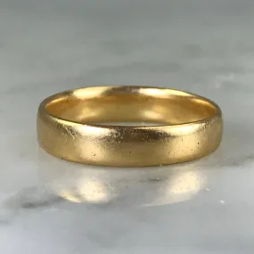 Vintage Gold Midi Band. 10K Yellow Gold. Size 4 US. Wedding Ring. Estate Fine Jewelry Daytime Gift