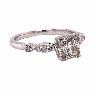 DIAMOND RING WITH DIAMONDS IN THE SHANK Classic Touch