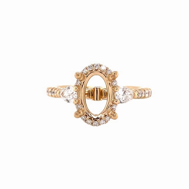 DIAMOND RING SEMI-MOUNT Model Fit Timeless Finish