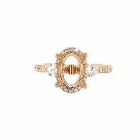 DIAMOND RING SEMI-MOUNT Model Fit Timeless Finish