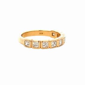 Elegant Detail 14ky Anniversary Band (.88cttw)