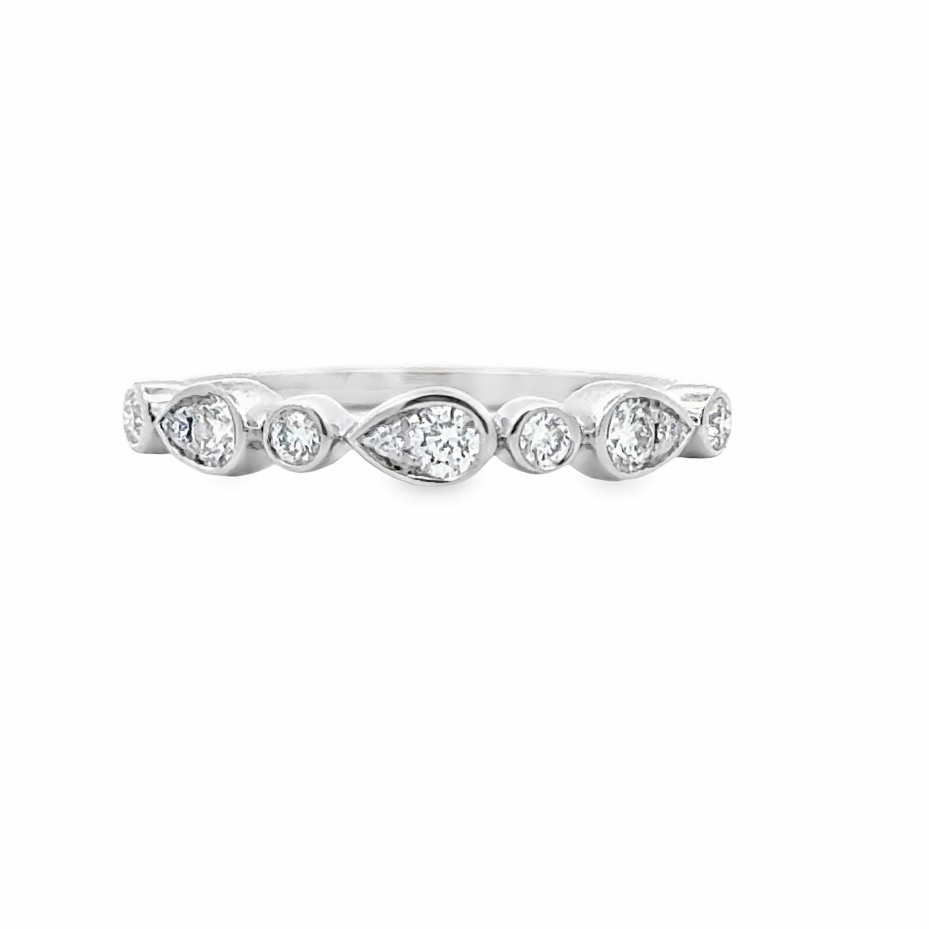 Luxury Accessories Diamond Stackable Band