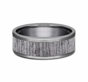 Delicate Style Luxury Shine GENTS TANTALUM WEDDING BAND
