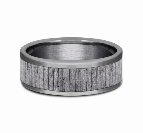 Delicate Style Luxury Shine GENTS TANTALUM WEDDING BAND