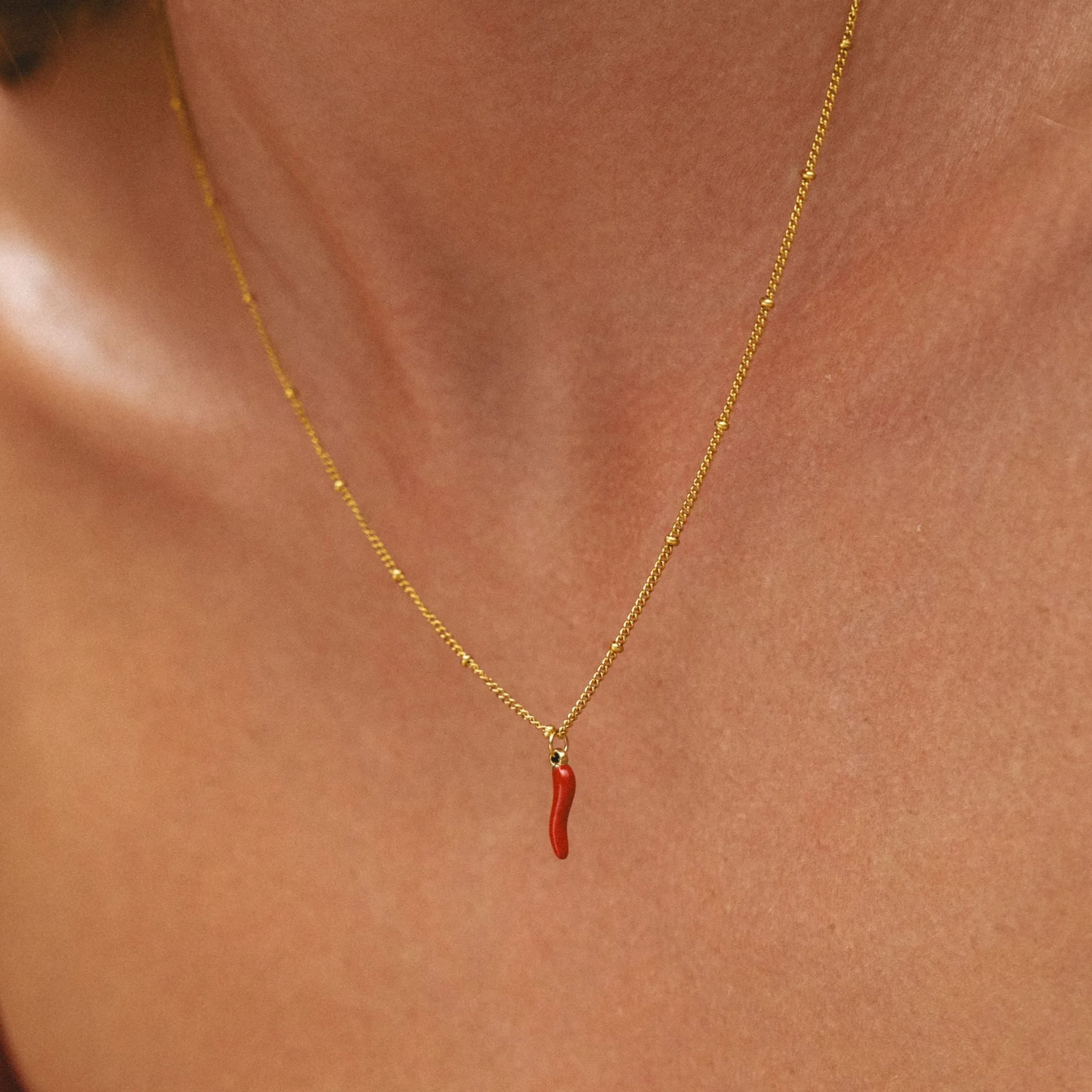 Chilli Necklace Classic Man Polished Finish