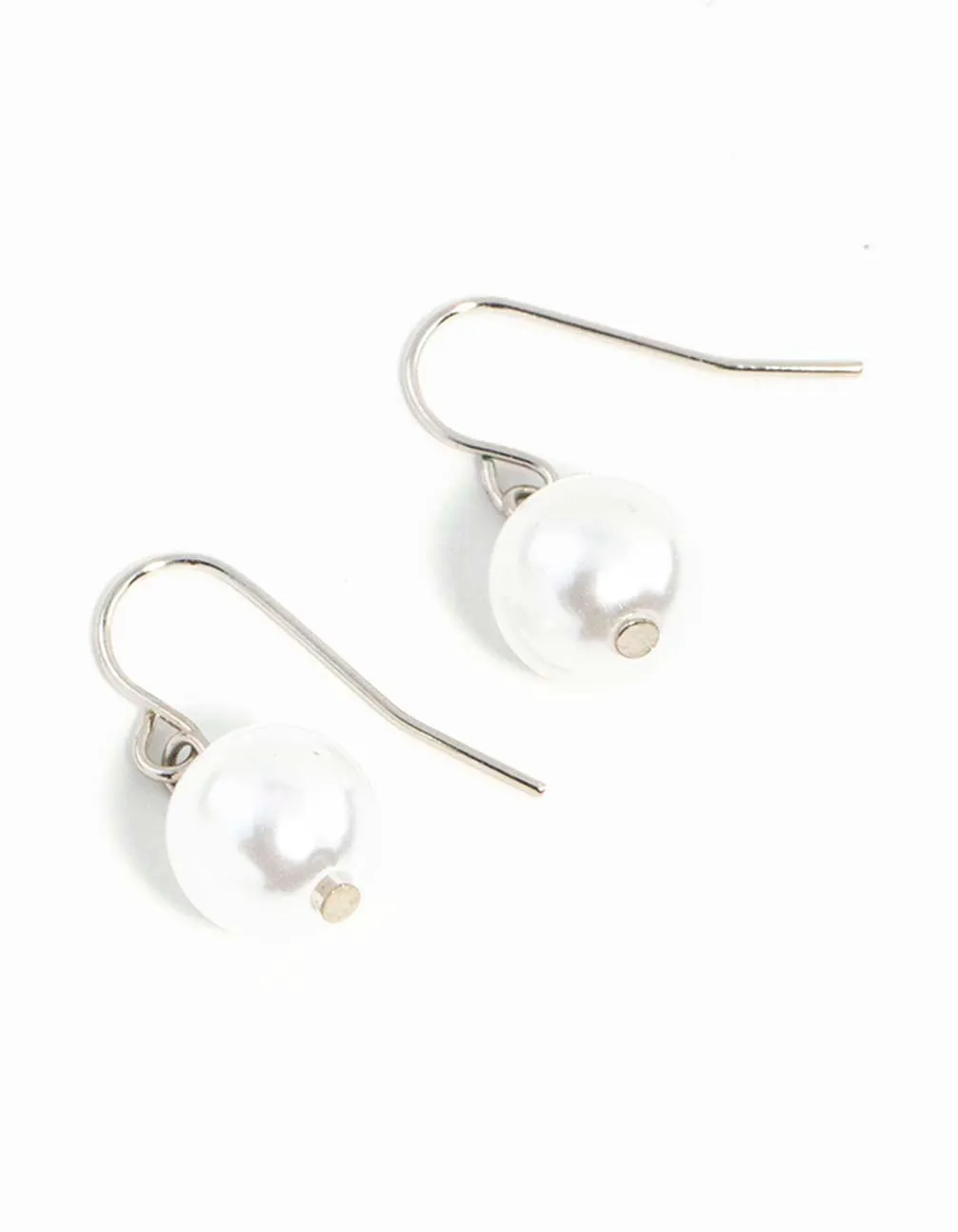 Ornate Selection Classic Pearl Ball Drop Earrings
