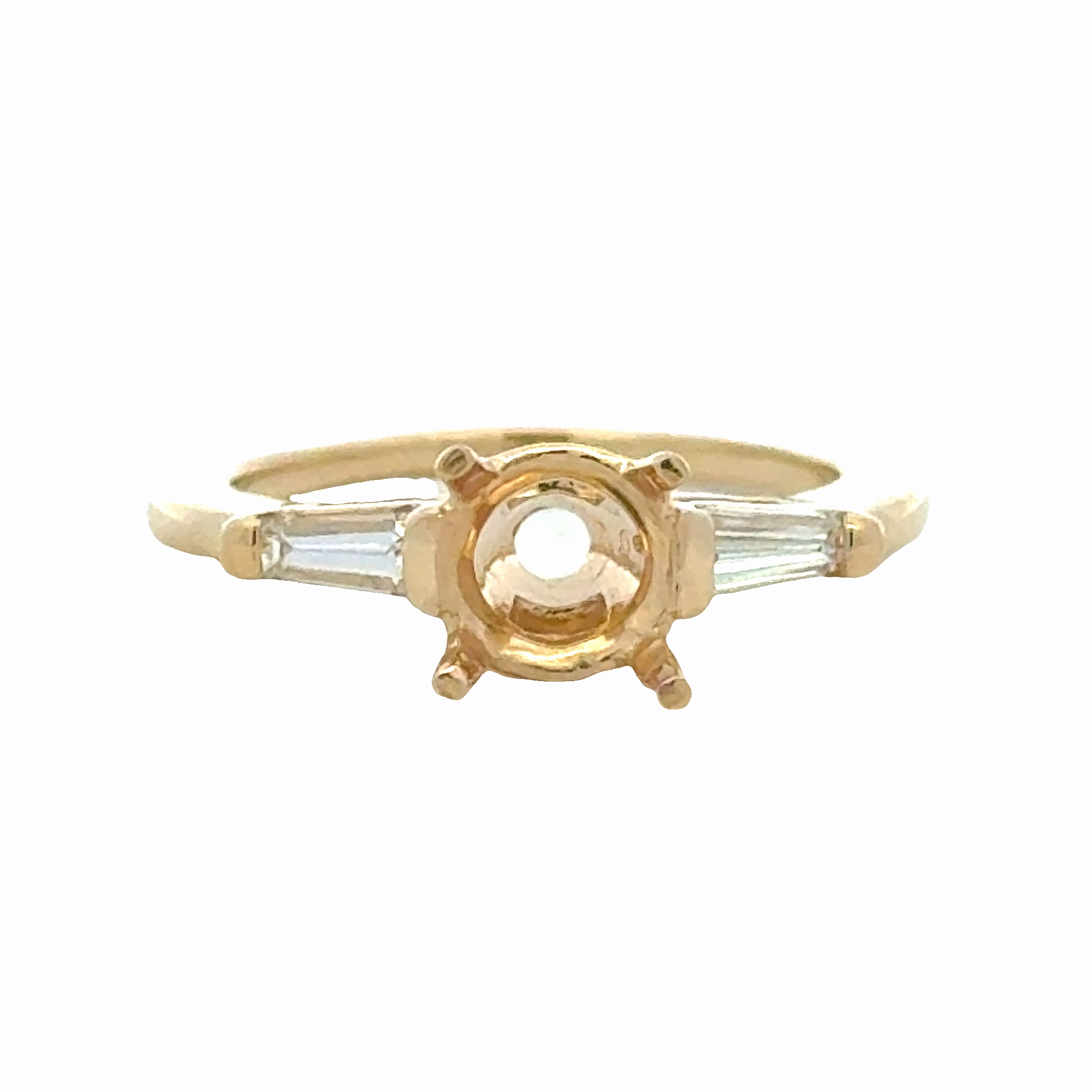 Chic Ensemble 0.28cttw Tapered Baguette Semi-Mount