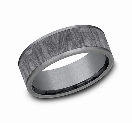 GENTS TANTALUM WEDDING BAND Petite Shine