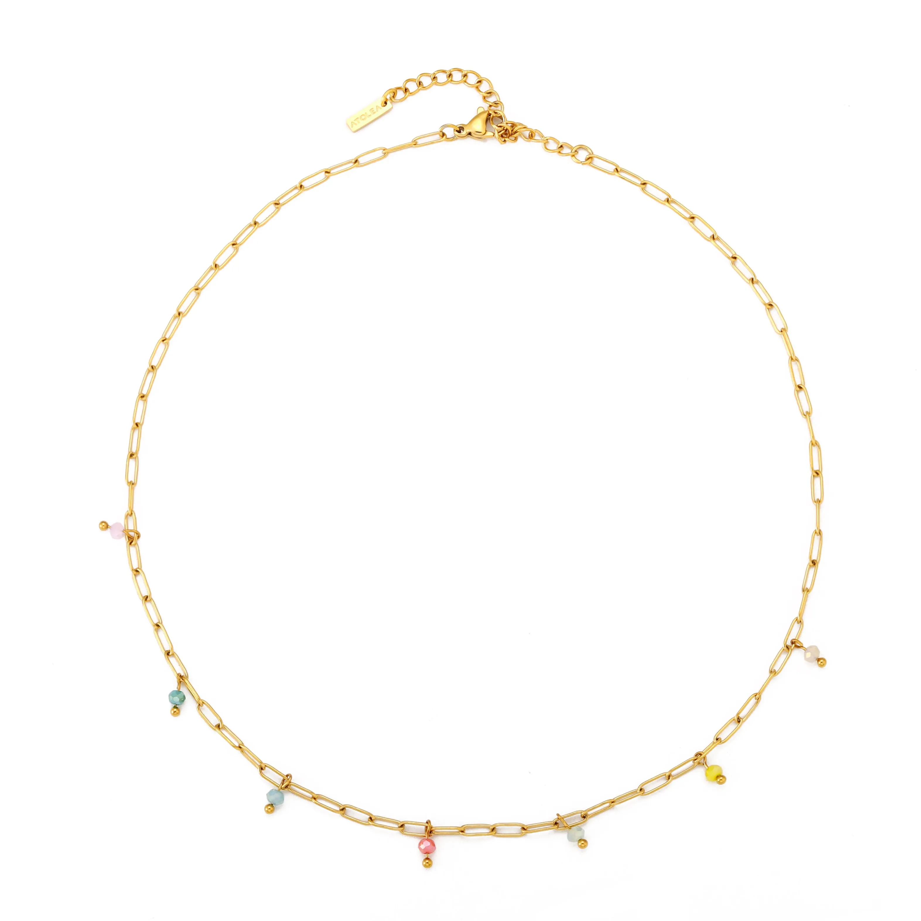 Color Drops Choker Knotted Piece