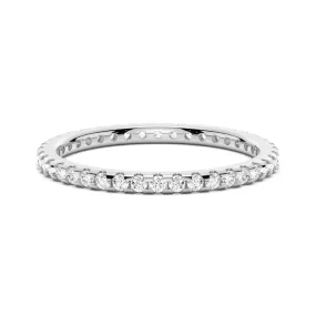 Petite Pav?? Scalloped Moissanite Eternity Band Amazing Accessory Modern Harmony