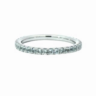 Exclusive Charm AQUAMARINE STACKABLE BAND