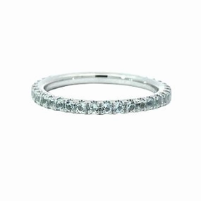 Exclusive Charm AQUAMARINE STACKABLE BAND