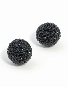 Sparkling Item Lightweight Aesthetic Jelly Tot Ball Earrings